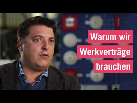 "Der Kunde weiß vorher, was es hinterher kostet" - Warum wir Werkverträge brauchen