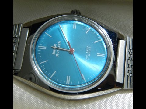 Hands on review Hmt Avinash Blue Dialed watch