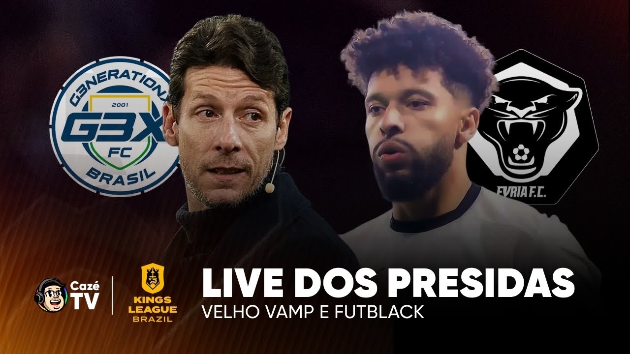LIVE DOS PRESIDAS: RESENHA COM VELHO VAMP, TÉCNICO DA G3X, E FUTBLACK DA FÚRIA | KINGS LEAGUE BRASIL
