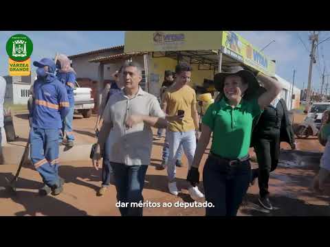 Bairro Paiaguás recebe R$ 10 milhões em obras no aniversário de Várzea Grande
