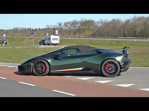 Lamborghini Huracan Performante Spyder - Acceleration Sounds!