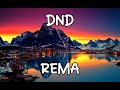 Rema DND Lyrics