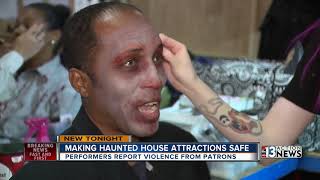 Haunted house actors say the job can be scary for them too