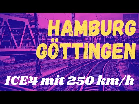 Führerstandsmitfahrt Hamburg Göttingen im ICE der Deutschen Bahn