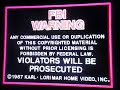Opening To Crimes Of The Heart 1987 VHS
