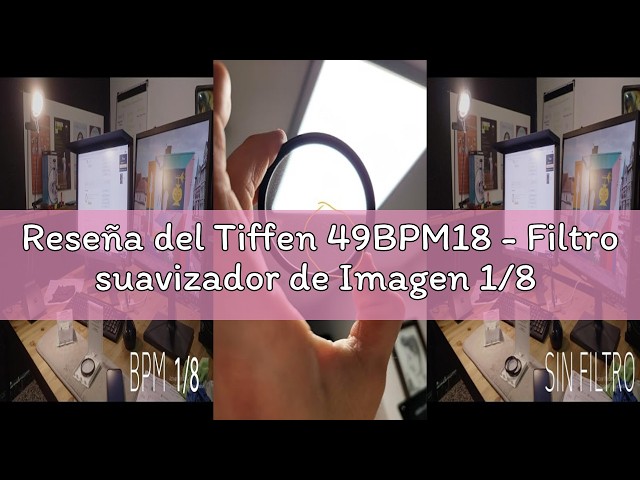 Vídeo relacionado con Tiffen 58BPM14 - Filtro suavizador de Imagen 1/4 (58 mm)
