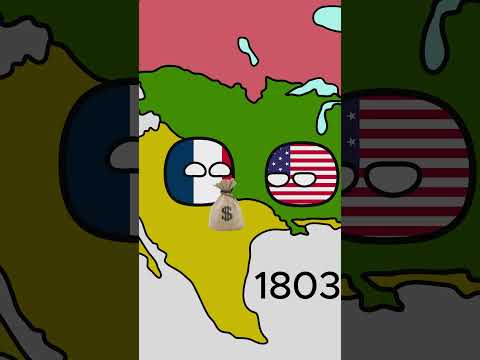 History of USA on map #countryballs