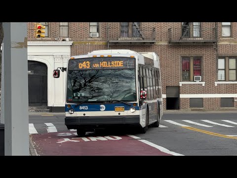 2015 Novabus LFS #8413 on the Q43 Local