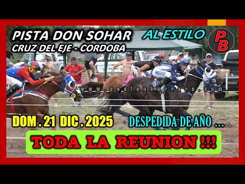 CARRERAS PISTA DON SOHAR - CRUZ DEL EJE, CORDOBA (21-12-2025)