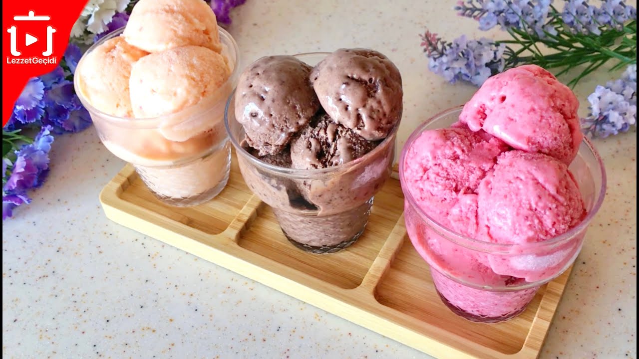 AŞIRI LEZZETLİ  EVDE GERÇEK DONDURMA TARİFİ , NASIL YAPILIR ? PRATİK VE KOLAY DONDURMA YAPIMI