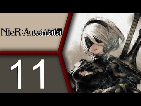 Nier: Automata COMPLETE Run pt11 - Amnesia, Lost Chips, and Other Side Content