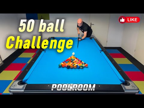 50 ball challenge, can I break and run this table? #poolplayer #billiards