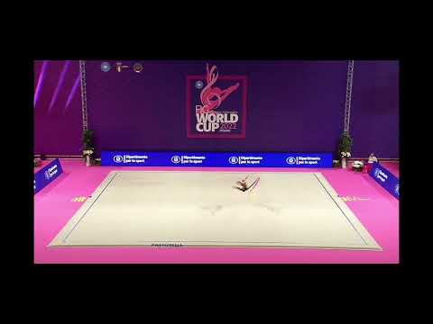 Viktoriia Onopriienko Ribbon Qual 28,700 - World Cup Pesaro 2022