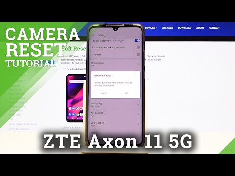 How to Reset Camera Settings in ZTE Axon 11 – Restore Camera Settings