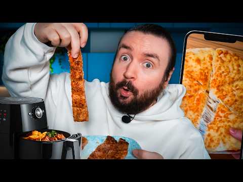 Video Thumbnail: Ich TESTE virale AIRFRYER REZEPTE (für das LECKERSTE im LEBEN)