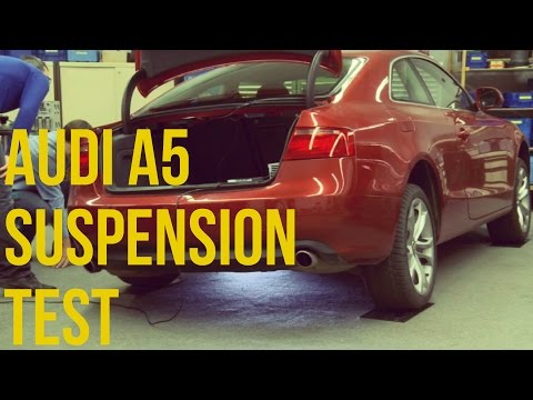 Audi A5 Suspension Testing