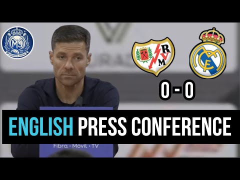 EN - PRESS CONFERENCE – RAYO VALLECANO VS REAL MADRID 0-0 – IS REAL IN CRISIS? XABI RESPONDS!