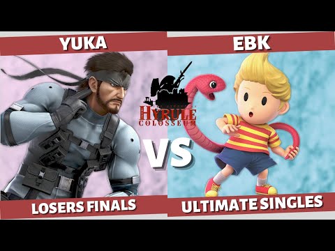 Hyrule Colosseum #5 - LOSERS FINALS: Yuka (Snake) VS EBK (Lucas) SSBU SINGLES