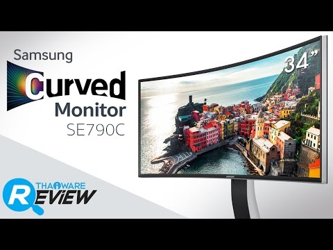 รีวิวจอ Samsung Curved Monitor 34 นิ้ว จอโค้งสุด สะดุดทุกสายตา