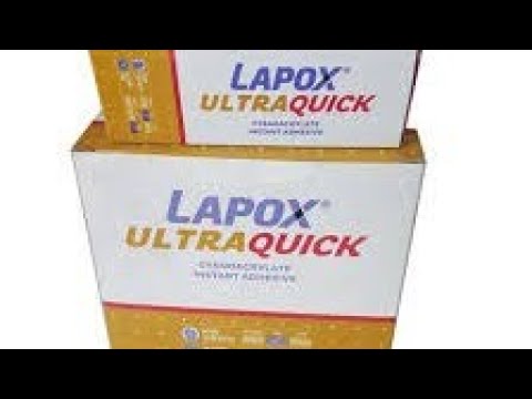 Lapox Ultraquick Cyanoacrylate Instant Adhesive