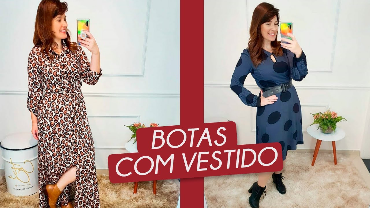 COMO USAR BOTAS COM VESTIDO - INVERNO 2020/2021