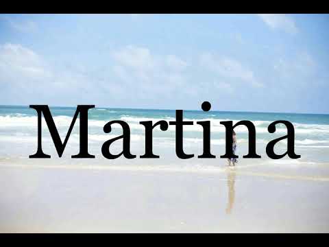 How To Pronounce Martina🌈🌈🌈🌈🌈🌈Pronunciation Of Martina