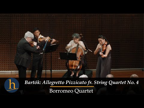 Bartók:  Allegretto Pizzicato from String Quartet No. 4 | Borromeo Quartet
