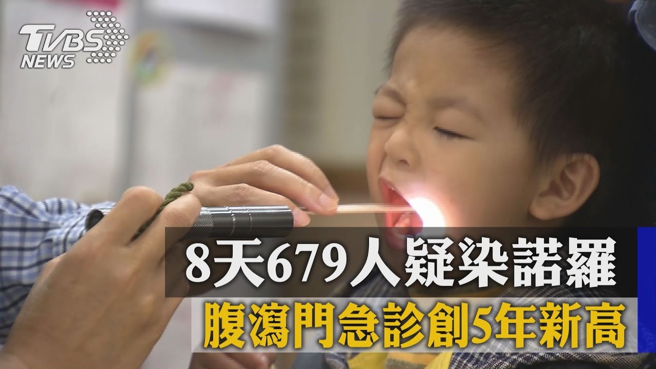 8天679人疑染諾羅！　腹瀉門急診創5年新高