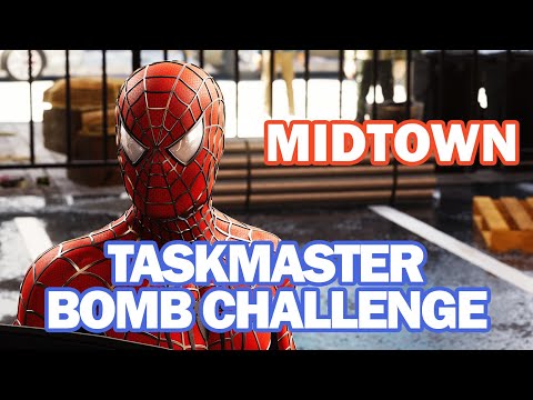 MIDTOWN | Taskmaster BOMB CHALLENGE Ultimate Level | MARVEL'S SPIDER-MAN