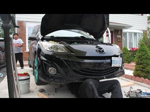 MAZDASPEED3 GETS FULL CATLESS DOWNPIPE!!!