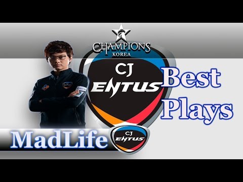 CJ Entus MadLife || Best Plays 2015 LCK Spring