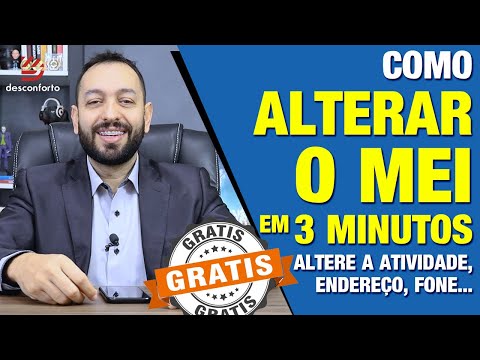 COMO ALTERAR O SEU MEI EM APENAS 3 MINUTOS - Altere endereço, atividade telefone e vários dados
