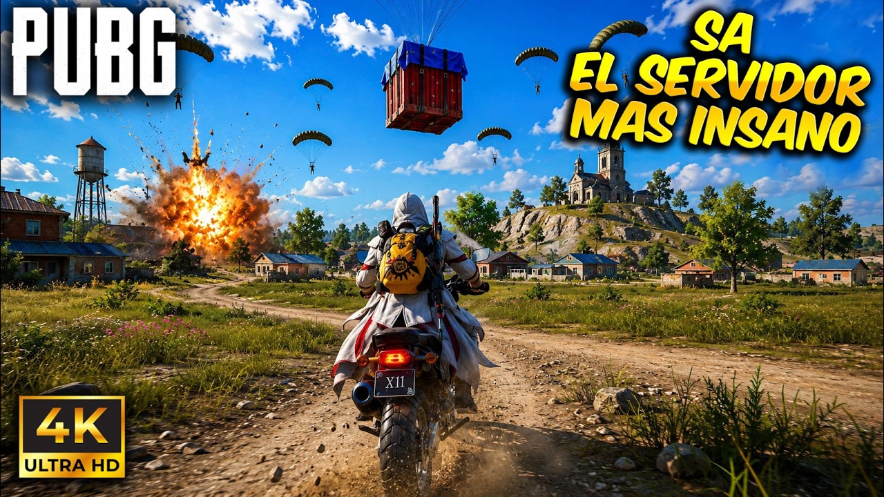 PUBG PC pero SA es el SERVIDOR MAS INSANO en SQUAD BRO 😘 Estoy gráficos se ven BRUTALES