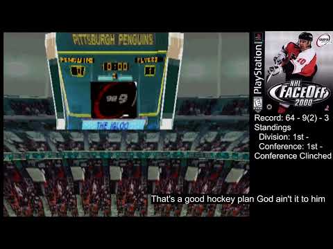 NHL FaceOff 2000 - Season 01 - Game 77 at Pittsburgh