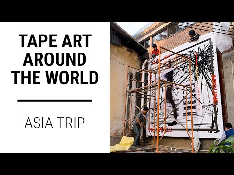 TAPE THAT X Tape Art Around The World | Asia