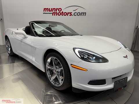 2013 Chevrolet Corvette 2dr Conv 2LT in White for sale at Munro Motors in Brantford, ON