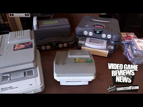Mr. Backup Z64, Nintendo 64 CD 64 Plus, and Pro Fighter X Backup Systems Review - Gamester81