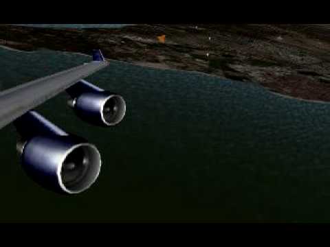 x-plane 9 B747-400 take off from Larnaca Cyprus