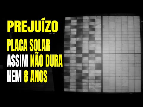 Teste Eletroluminescência PV: Placa Solar não dura 25 anos assim
