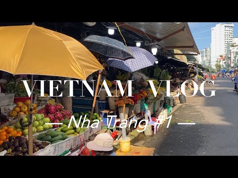 [Vietnã VLOG] Destino turístico popular Nha Trang 2 noites e 3 dias de viagem vol.1