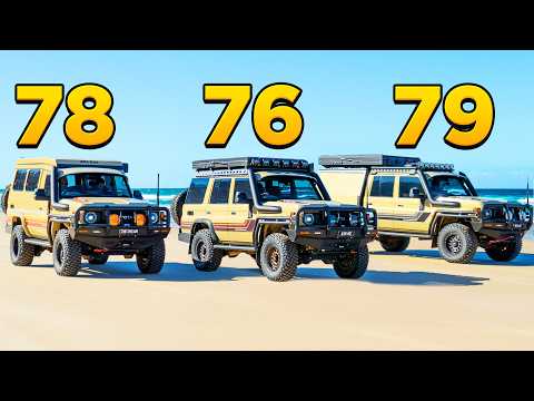 Which 4WD Wins? Toyota Land Cruiser 70 Series Compared! S8E6
