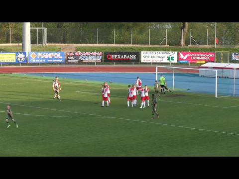 III liga: ŁKS 1926 Łomża - Legia II Warszawa 06.05.2017 (bramki)