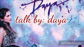 daya- talk lyrics
