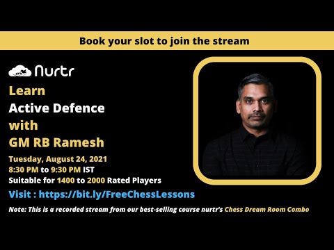 🔥Learn Active Defense with GM RB Ramesh! Weekly Free Lesson 1!