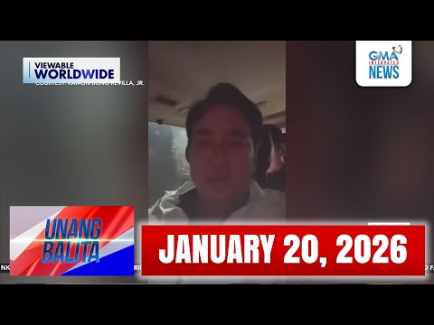 Unang Balita sa Unang Hirit: (Part 1) JANUARY 20, 2026 [HD]