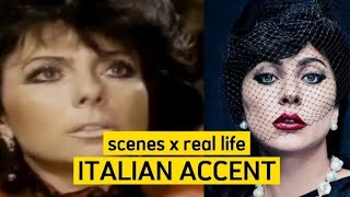 Lady Gaga X Patrizia Reggiani - identical italian accent