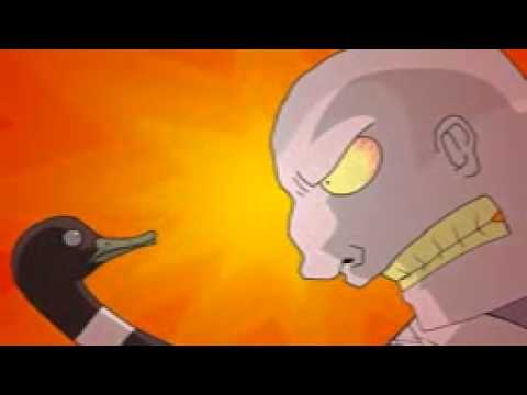 Ente will Brot in der bar