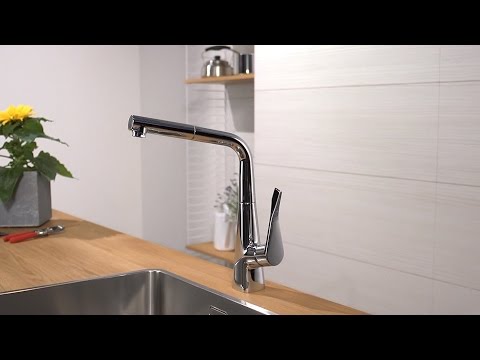 Lifestyle: Single lever kitchen mixer 320  pull-out spout
