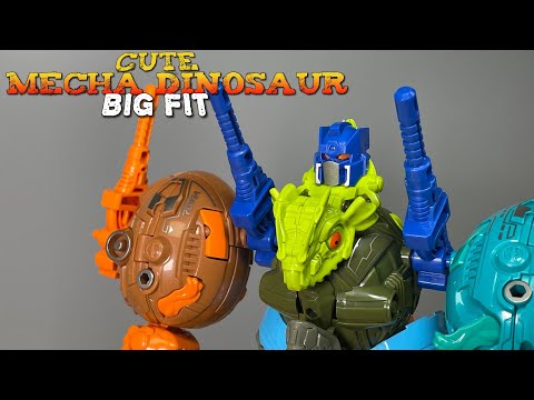 Cute Mecha Dinosaur Big Fit 6-in-1