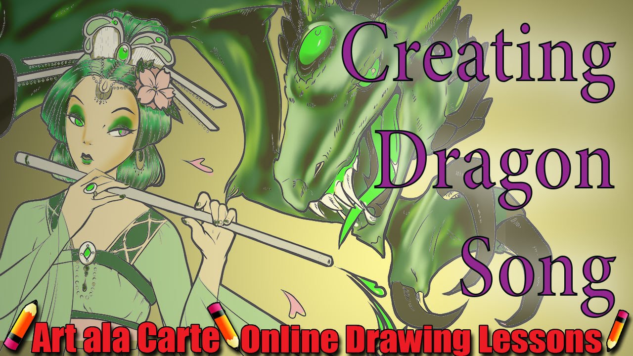 Creating Dragon Song June Coloring Print